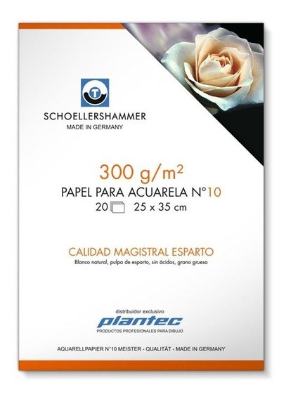 13772 P SCHOELLER                                                    | BLOCK PARA ACUARELA 25X35CM 20 HOJAS 300 GRAMOS                                                                                                                                                                                                 